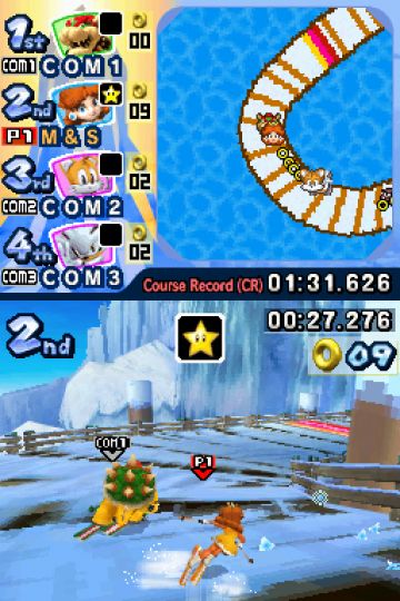 Immagine 9 del gioco Mario & Sonic ai Giochi Olimpici Invernali per Nintendo DS